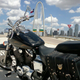 Margaret Hunt Hill Bridge on my Shadow 750